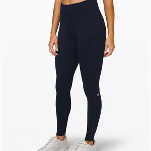 lululemon Fast and Free Tight 28" Reflective